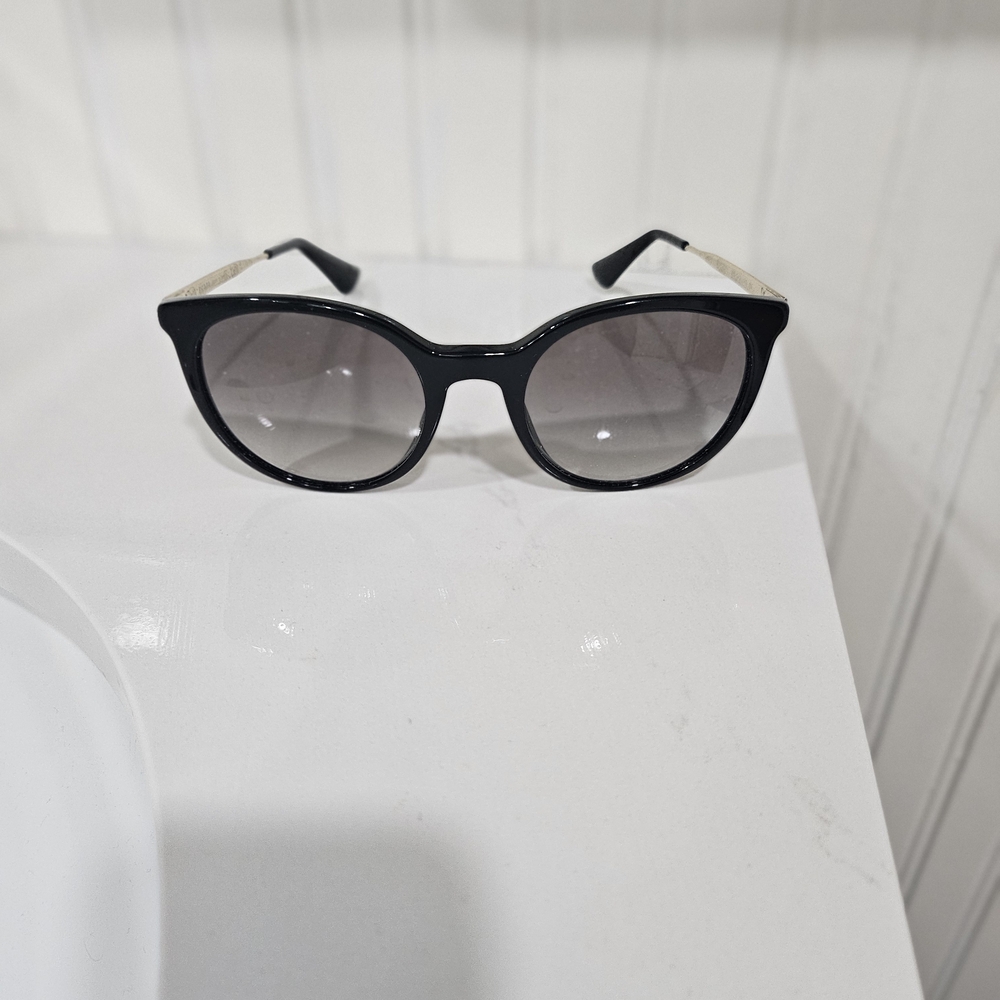 Prada Black and Gold Sunglasses - Picture 5 of 10